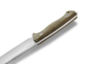 Lionsteel Dugački nož s ručkom od micarte T6 CVG CPM 3V zelene platno