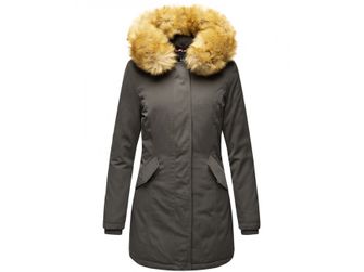 Marikoo Karmaa ženska zimska jakna s kapuljačom, antracit