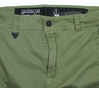 Yakuza Premium muške hlače s džepovima, tamno smeđe
