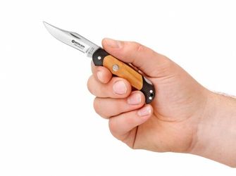 Böker Manufaktur Solingen Boy Scout Lighweight Olive preklopni džepni nož 5,7 cm, maslinovo drvo, G10