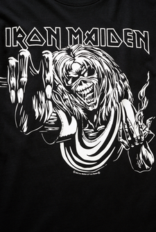 Brandit Iron Maiden majica Eddy Glow, crna