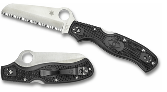 Spyderco Rescue 3 džepni nož za spašavanje 9,3cm, crni, FRN