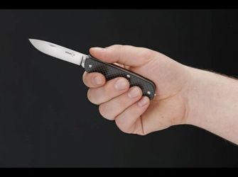 Böker Plus Tech Tool Carbon 1 džepni nož 7,1 cm, crni, G10, ugljična vlakna