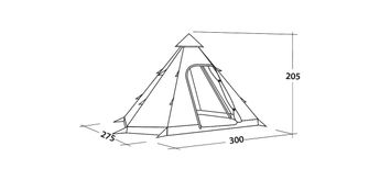Easy Camp Bolide 400 EasyCamp Tipti-Tent 4 osobe zelena