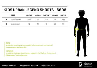Brandit dječje Urban Legend kratke hlače, crna