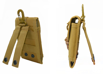 Dragowa Tactical torbica za mobitel, crna