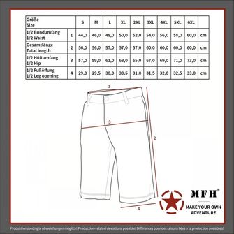 MFH GB kratke hlače Combat, OD zelena