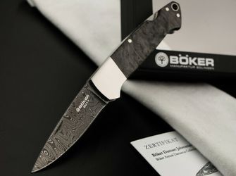 Böker Manufaktur Solingen Damast Annual 2017 preklopni džepni nož 6,35 cm, Damask
