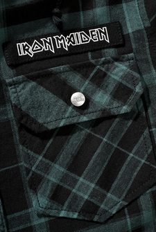 Brandit Iron Maiden Eddy majica s kapuljačom, crno zelena