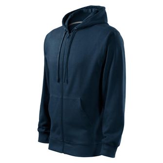 Malfini Trendy zipper muški džemper, tamnoplava, 300g/m2