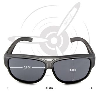 ActiveSol El Aviador Fitover-Dječje polarizacijske sunčane naočale sive