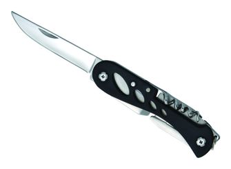 Baladeo ECO161 Barrow multifunkcijski nož s 7 funkcija, crni
