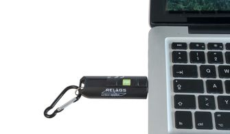 BasicNature USB LED ključanica crna