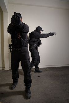 Pentagon policijski opasač, crni, 5 cm