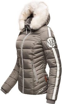 Navahoo KHINGAA´S Ženska zimska jakna s kapuljačom, siva