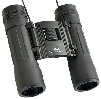 Mil-tec sklopivi dalekozor 10x25, crni
