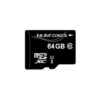 NUM´AXES 64GB Micro SDHC memorijska kartica Class 10 s adapterom