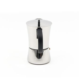 BasicNature Espresso aparat za kavu od nehrđajućeg čelika za 9 šalica.