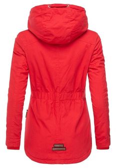 Marikoo BIKOO Ženska zimska jakna s kapuljačom, crvena