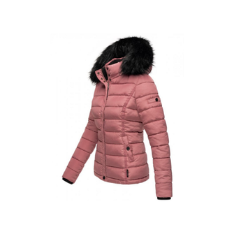Navahoo Miamor Ženska zimska jakna s kapuljačom, tamno ružičasta
