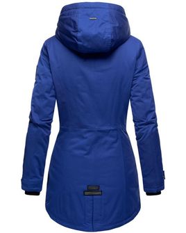 Navahoo Avrille ženska zimska jakna s kapuljačom, plava traperica