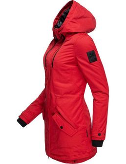 Navahoo Avrille ženska zimska jakna s kapuljačom, crvena