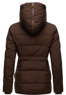 Marikoo Akira ženska zimska jakna s kapuljačom, rusty dark choco