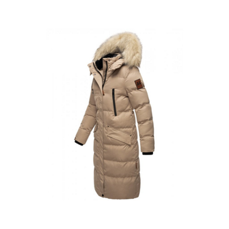 Marikoo ženska zimska jakna s kapuljačom Schneesternchen, taupe