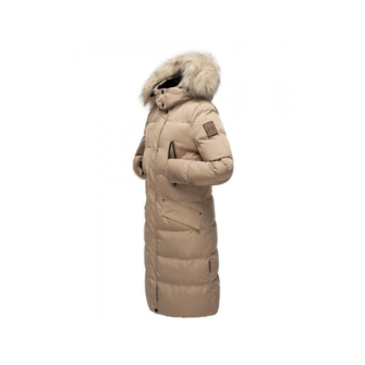 Marikoo ženska zimska jakna s kapuljačom Schneesternchen, taupe