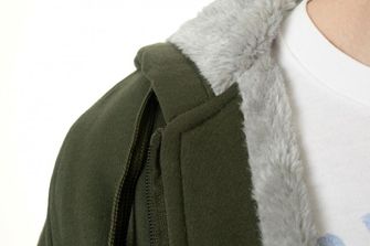 Loshan izolirana jakna u boji masline