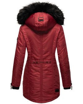 Navahoo SCHATZCHEN Ženska zimska jakna s kapuljačom, crvena šljiva