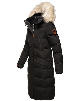 Marikoo ženska zimska jakna s kapuljačom Schneesternchen, crna