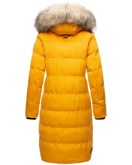 Marikoo ženska zimska jakna s kapuljačom Schneesternchen, žuta