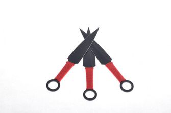 Bacajući noževi mini lief, 16cm, 3 komada, crni