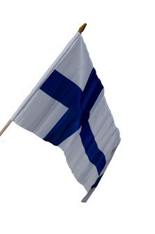 Zastava Finske republike 43cm x 30cm mala