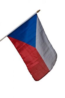 Zastava Češke Republike 43cm x 30cm mala