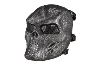 GFC airsoft taktička maska Skull, srebrna