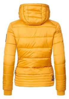 Marikoo SOLE Ženska zimska jakna s kapuljačom, žuta