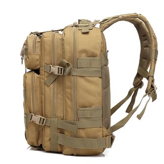 Dragowa Tactical vodootporni taktički ruksak 45L, crni