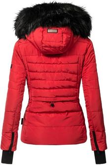 Navahoo Adele ženska zimska jakna s kapuljačom, crvena