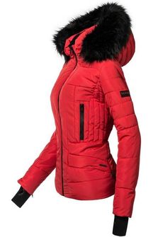 Navahoo Adele ženska zimska jakna s kapuljačom, crvena