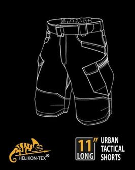 Helikon Urban Tactical Rip-Stop 11&quot; kratke hlače od polipamuka jungle zelene boje