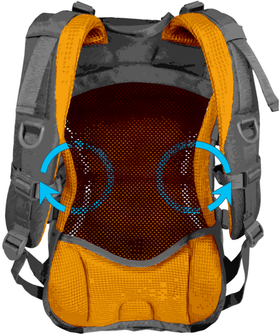 Husky ruksak za planinarenje/biciklizam Skid 26l crni