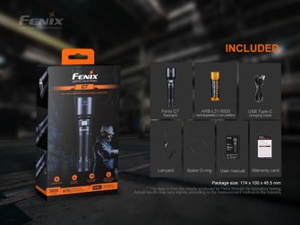 Fenix C7 punjiva svjetiljka