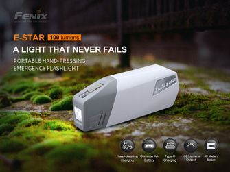 Svjetiljka Fenix E-STAR s dinamom