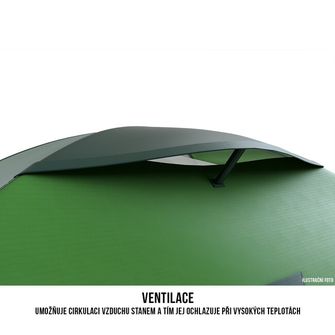 Husky šator Extreme Lite Brofur 4 zeleni