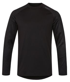 Husky termo donje rublje Active zimska muška majica dugih rukava, crna