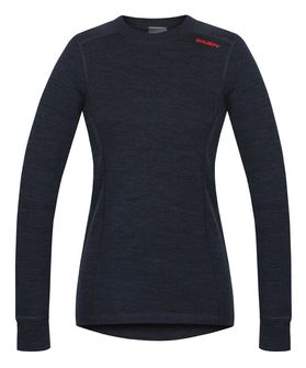 Husky Ženski merino džemper Aron L crno-plavi