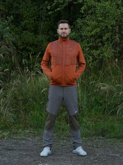 Husky Muška majica s kapuljačom Airy M cigla narančasta, XL