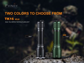 Fenix Taktička LED baterija TK16 V2.0 - zelena tropska
